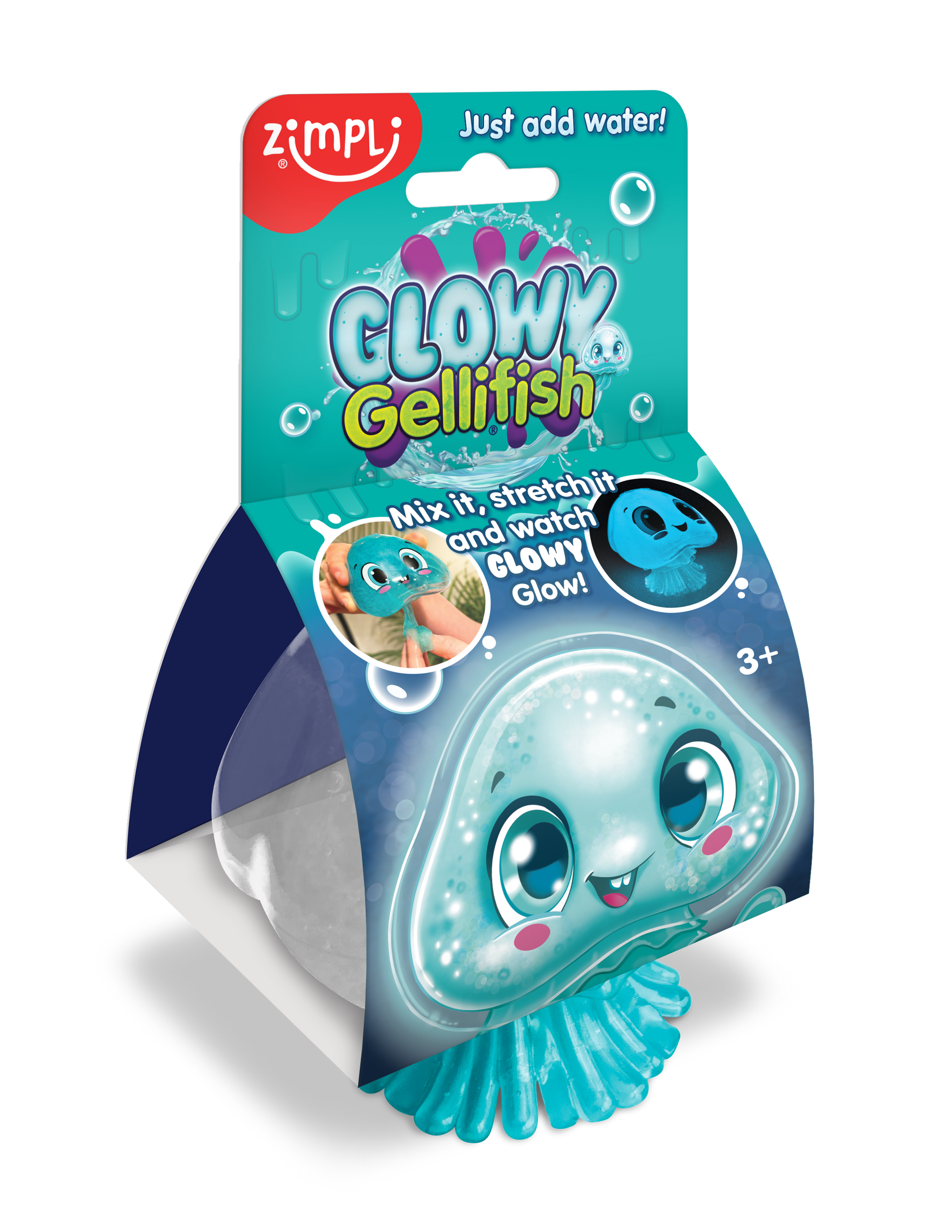 Zimpli Kids: Glowy Gellifish With Glow In The Dark Sensory Slime