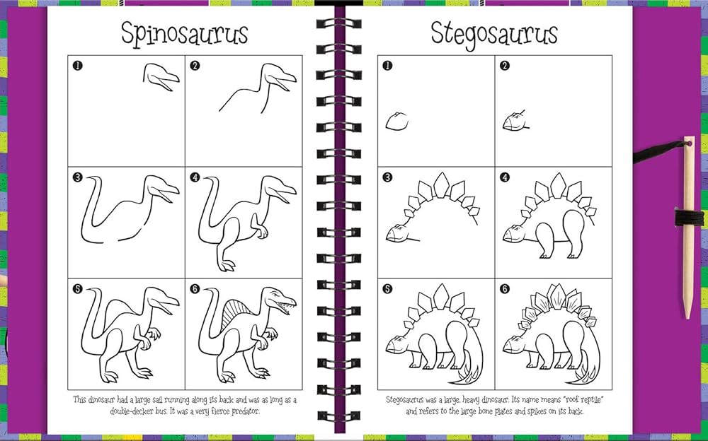 HOM: Scratch & Draw Dinosaurs – Rhen's Nest Toy Shop
