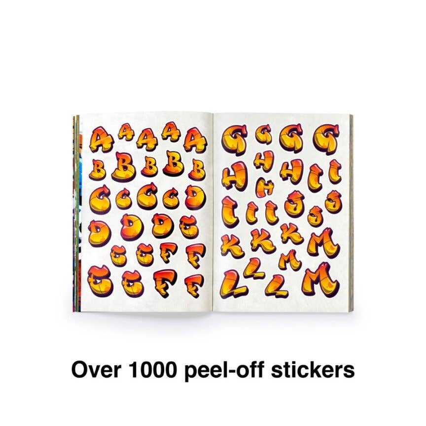 Abrams: The Graffiti Alphabet Sticker Book – Rhen's Nest Toy Shop
