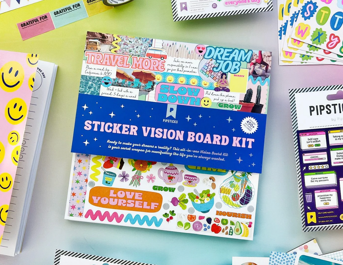 Pipsticks: Sticker Vision Board Kit – Rhen's Nest Toy Shop