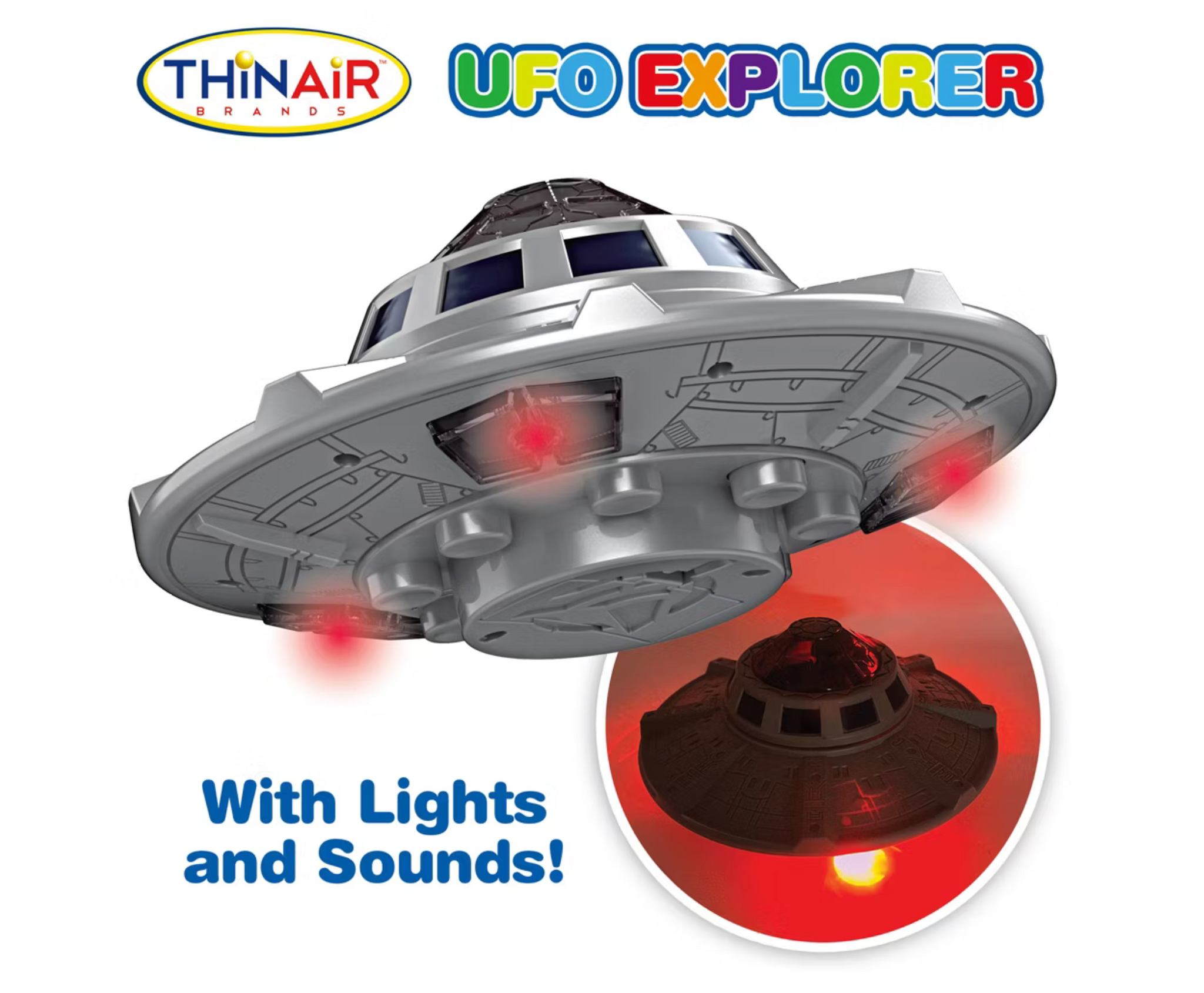 Thin Air: UFO Explorer Play Set w/ Light & Sound – Rhen's Nest Toy