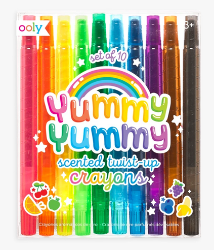  Ooly Happy Triangles Jumbo Crayons for Toddlers and