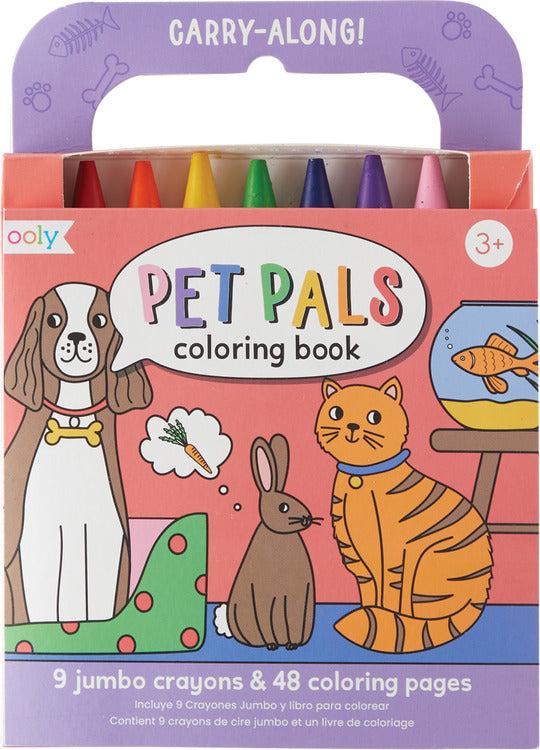 Ooly Carry Along Coloring Book Set - Pet Pals — Cullen's Babyland