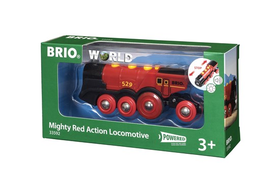 Mighty red Action Locomotive, BRIO Railway, BRIO, Products