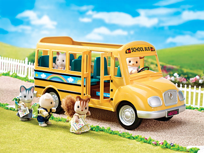 sylvanian families school bus